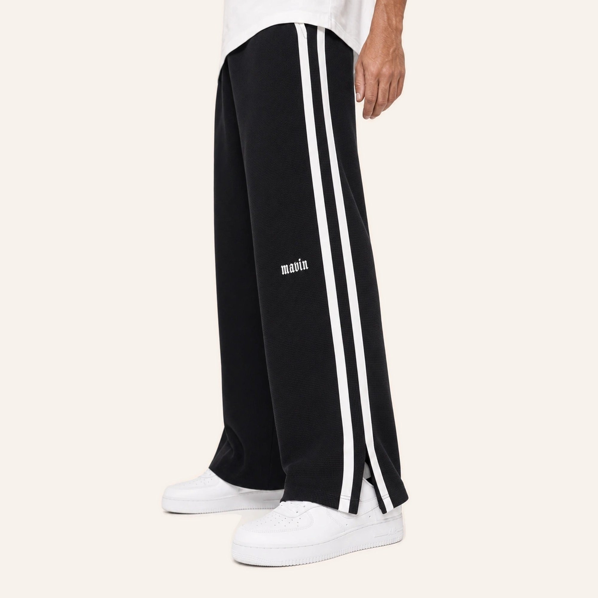 Waffle Stripe Sweatpants
