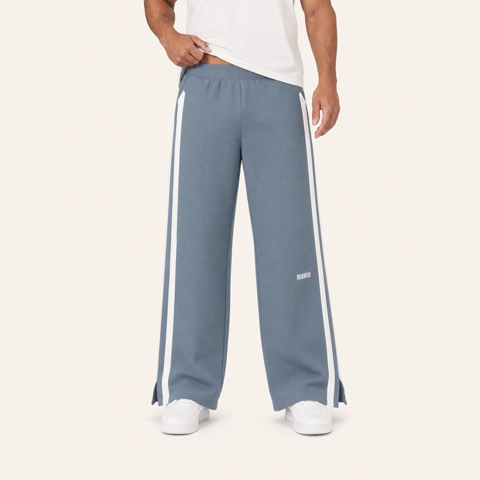 Waffle Stripe Sweatpants