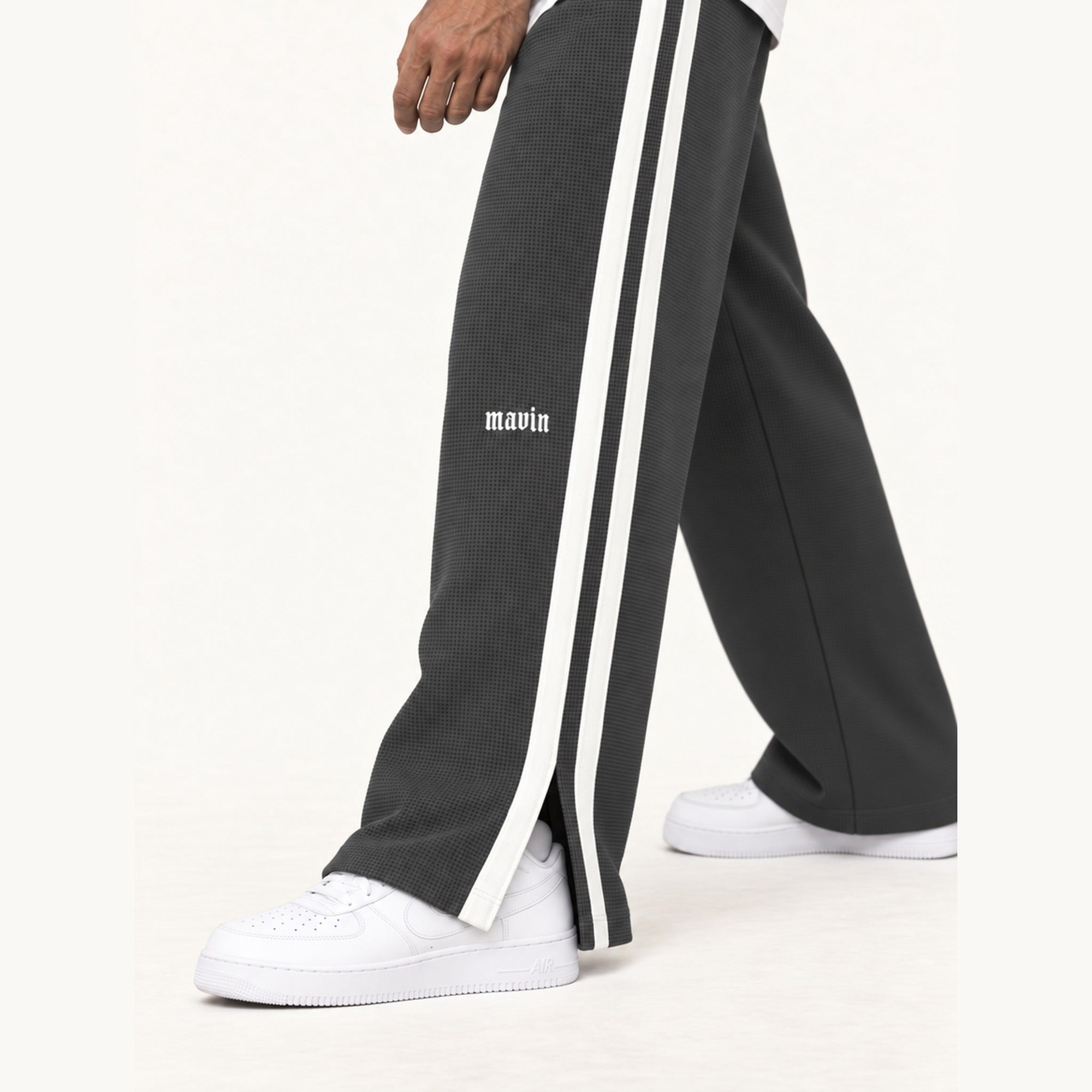Waffle Stripe Sweatpants