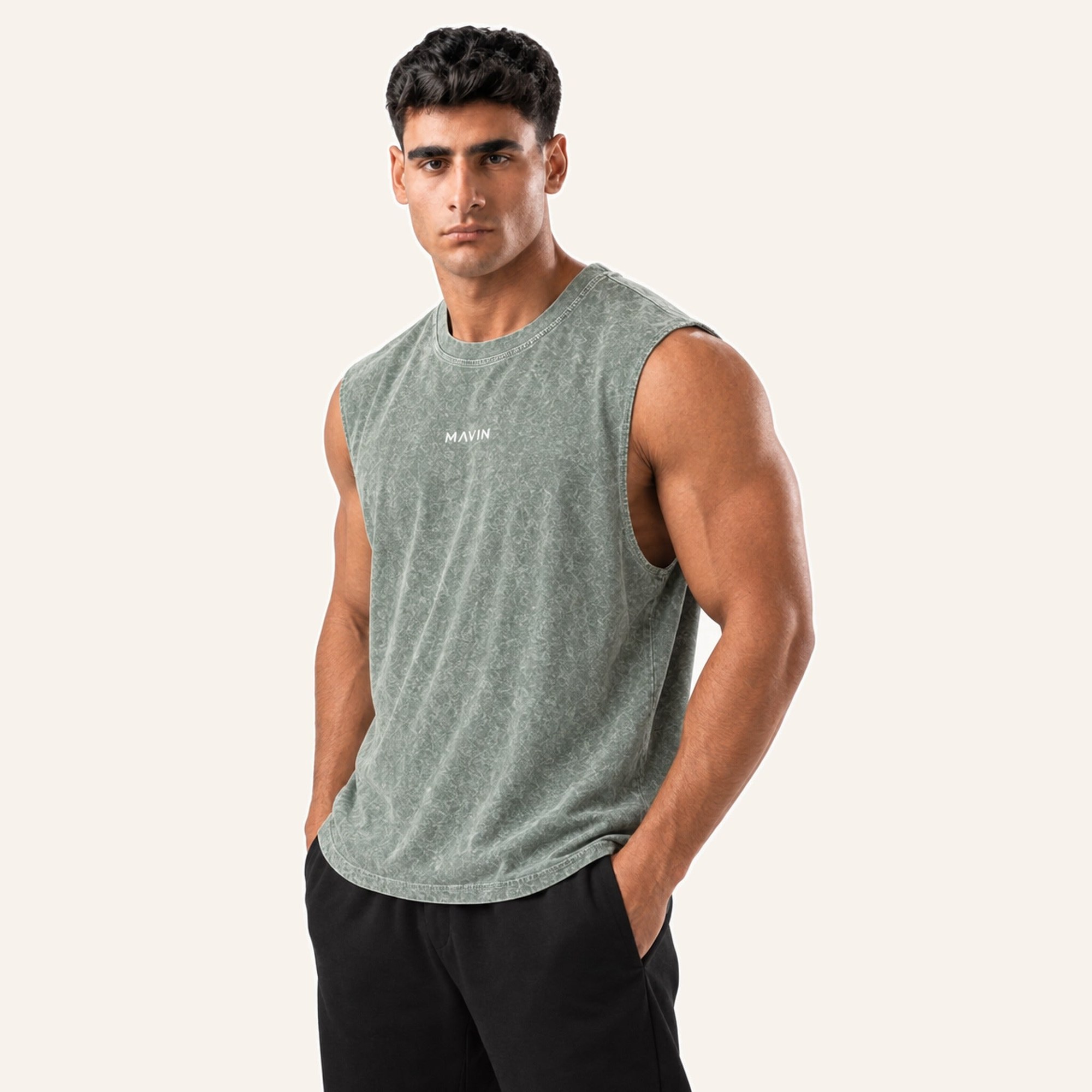 Washed Oversized Tank