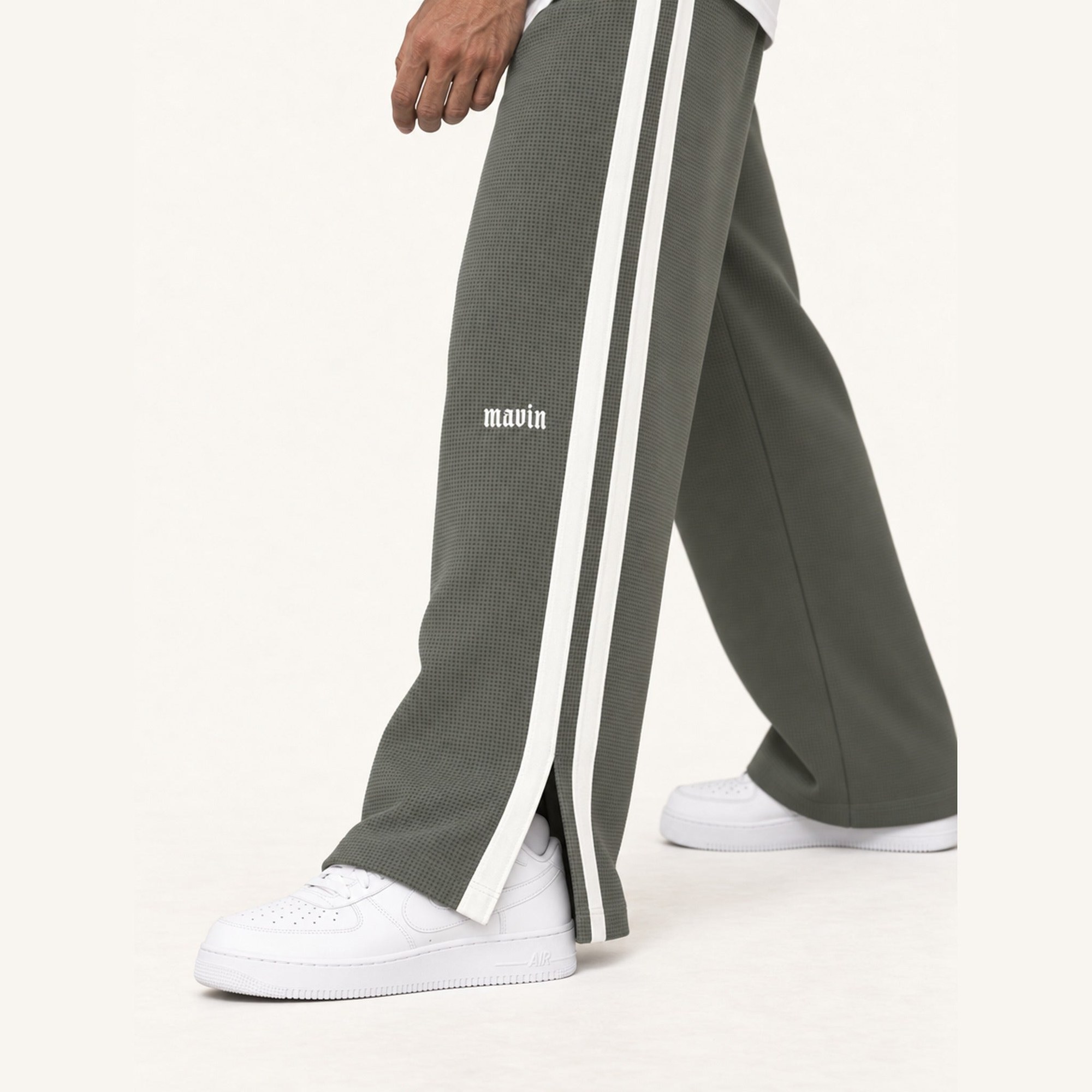 Waffle Stripe Sweatpants